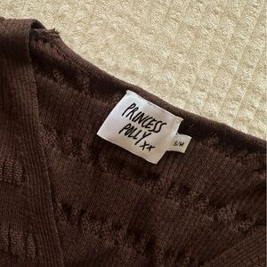 Princess Polly button down sweater top!
